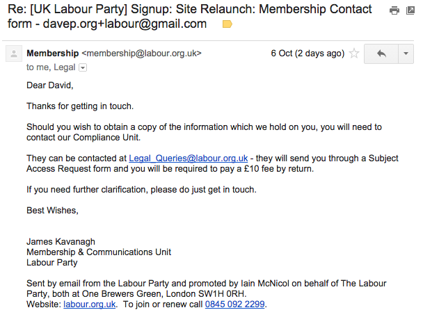 Labour wants another tenner